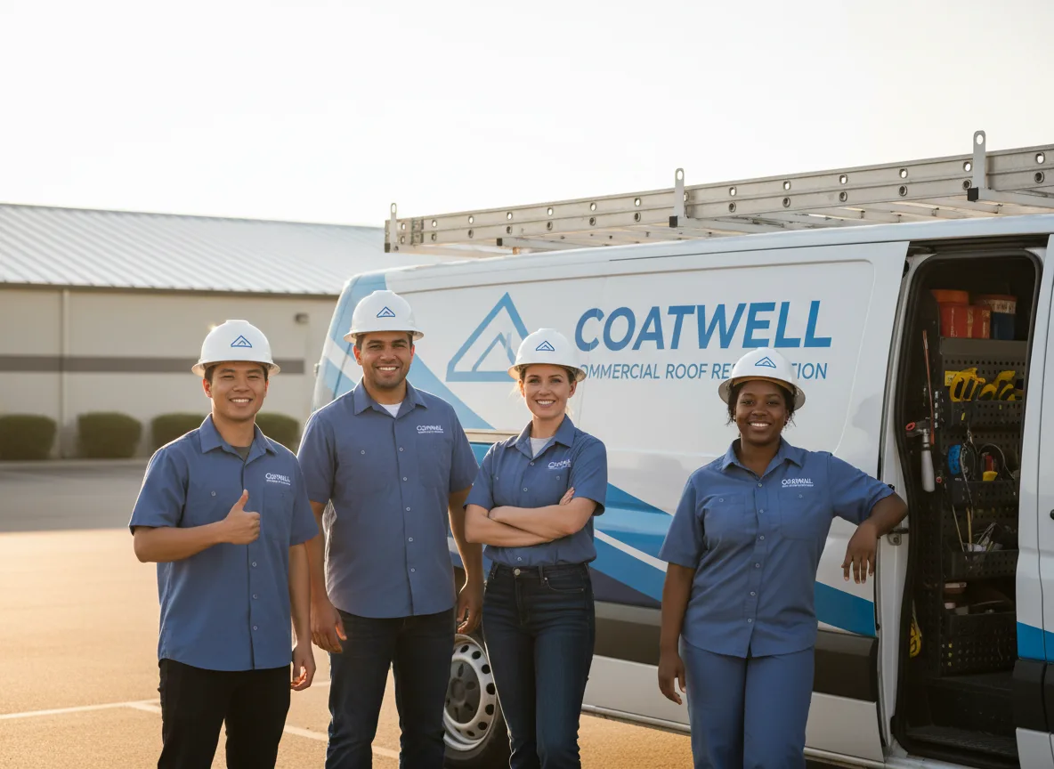 Commercial roof coating company in Norwell, MA